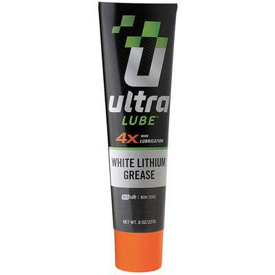 White Lithium Grease,Tube,8 Oz,