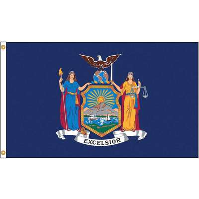 New York Flag,4x6 Ft,Nylon