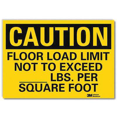 Safety Sign,Floor Limit Not