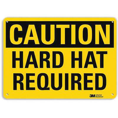 Safety Sign,Hard Hat Required,