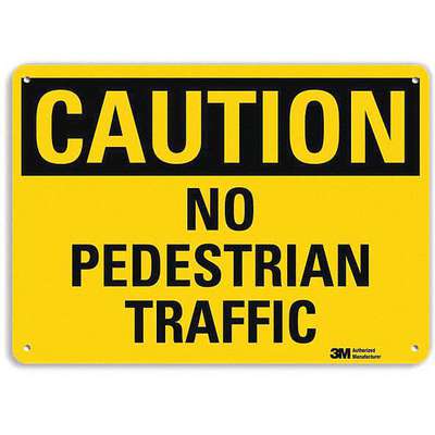 Safety Sign,No Pdstrn Trffc,