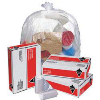 Garbage Can Liners 12/16 Clear