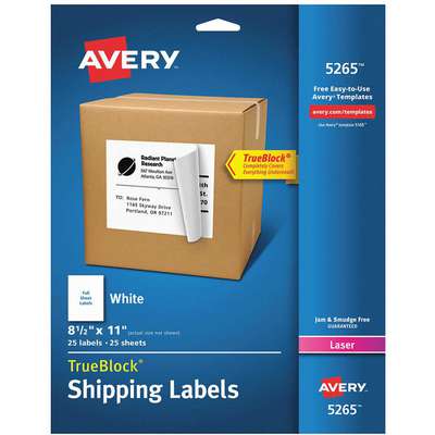 Laser Label,5265,Shipping,PK25