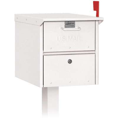 Roadside Mailbox,White