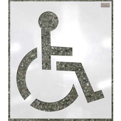 Stencil,Handicap Symbol,39 x