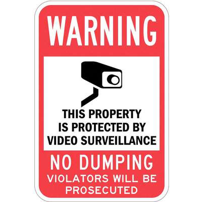 Property Sign,No Dumping,18 In