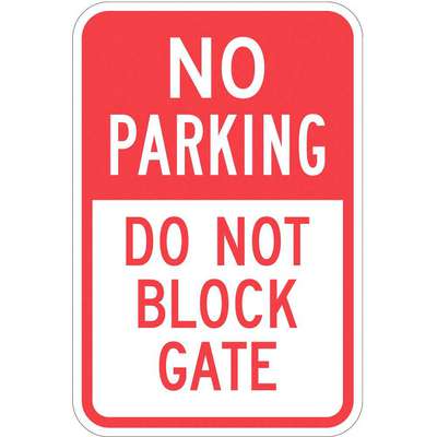 Sign,No Parking Do Not Block
