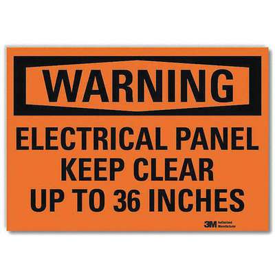 Warning Sign,Electrical Panel,