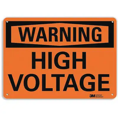 Warning Sign,High Voltage,