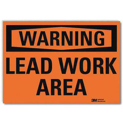 Warning Sign,Lead Work Area,