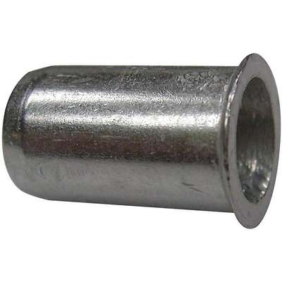 Rivet Nut,Flush,Steel,Zinc,PK50