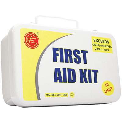 Unitized Frst Aid Kit,10 Unit,