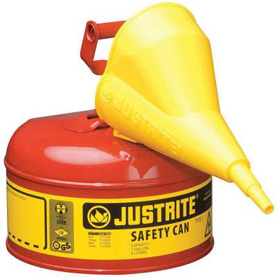 Type I Safety Can,1 Gal.,Red,