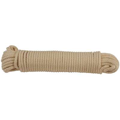 Rope,Cotton,1/4in Dia,100 Ft.