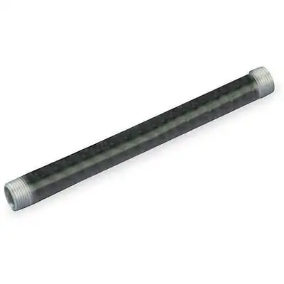1" BLACK STEEL 18" LONG NIPPLE fitting pipe npt 1 x 18 malleable iron 