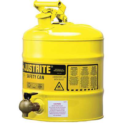 Type I Safety Can,5 Gal,Ylw,16-