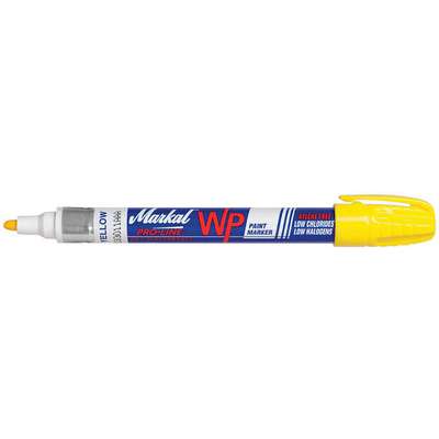 Paint Marker, Yellow,1/8 In Tip