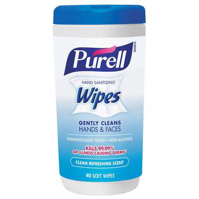 Sanitizer Wipes,Canister,5.7"