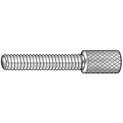 Thumb Screw,Knurl,8-32x1 L,18-