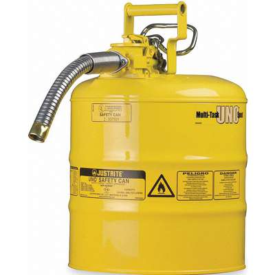 Safety Can,Type 2,Yellow,2 Gallon