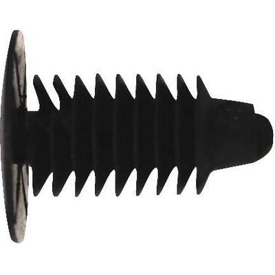 890775 Ribbed Push In Rivet, Plastic, 5 mm Dia., 12 mm L, 10 mm Head ...