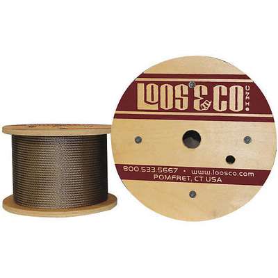 Cable,50 Ft.,Uncoated,1/8 In.,