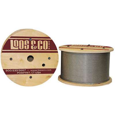 Cable,100 Ft.,Vinyl,1/16 In.,