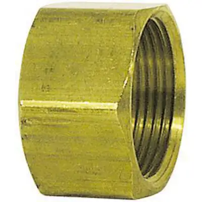 Compression Nuts BSP Thread  for Imperial and Metric Bore Tube in Brass 