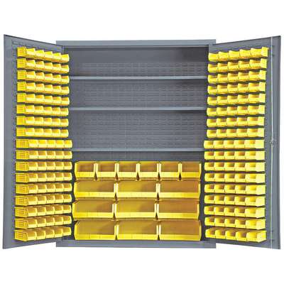 Bin And Shelf Cabinet,185 Bins
