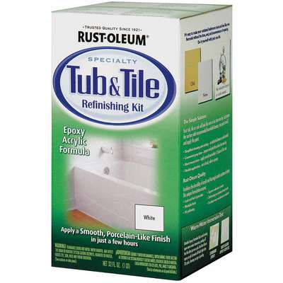 Tub/Tile Refreshing Kit,White,