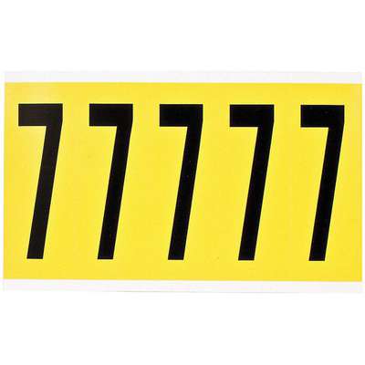 Number Label,3-7/8in.H
