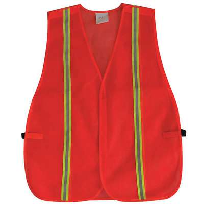 Back Stp Vest, Unrated Orange/