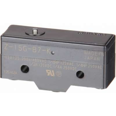 914019-6 Omron 15A @ 480 V Pin, Plunger Industrial Snap Action