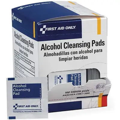 Alcohol Cleansing Pads,1-1/4x2-