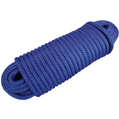 915999-3 Utility Cord: 1/4 in Rope Dia, Blue, 100 ft Rope Lg, 120