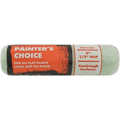 Paint Roller Cover,9 In,Nap 1/