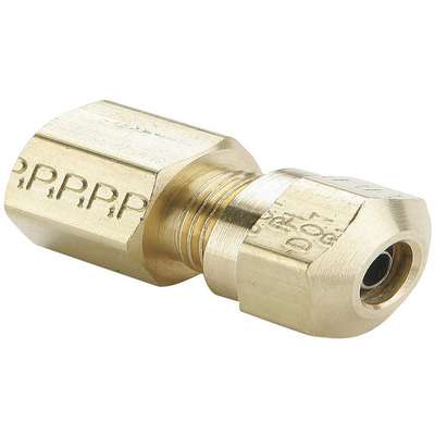 Female Connector,1/2 x 3/8 In.