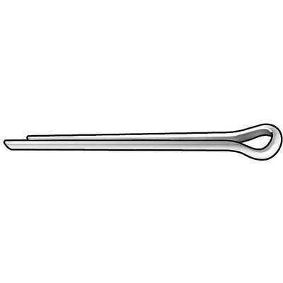 100 1/16X1" COTTER PIN EXTENDED PRONG STEEL ZINC PLATED 