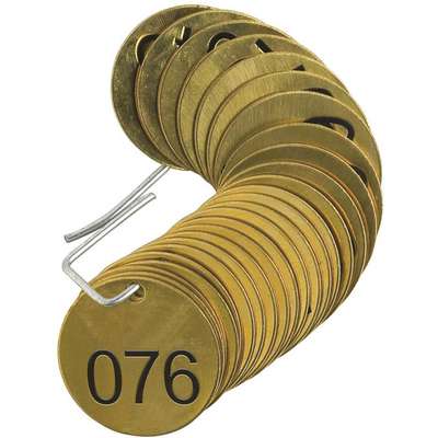Nbr Tag,1-1/2 x 1-1/2 In,076-