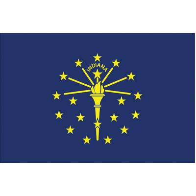 Indiana State Flag,3x5 Ft