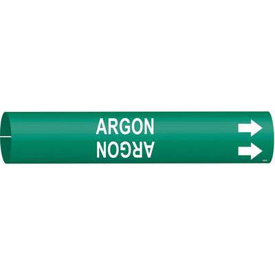 Pipe Marker,Argon,7/8 In H,7/8