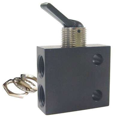 Toggle Valve,Nc,1/8 In,Npt,