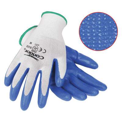 Coated Gloves,Polyester,S,Pr