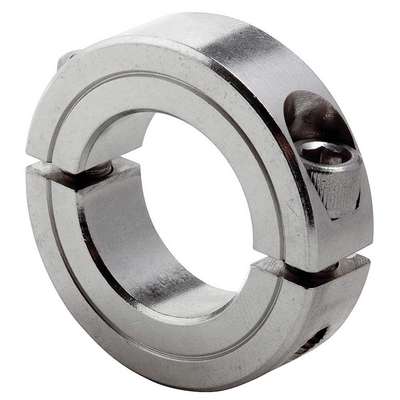 Shaft Collar,Clamp,2Pc,1 In,SS