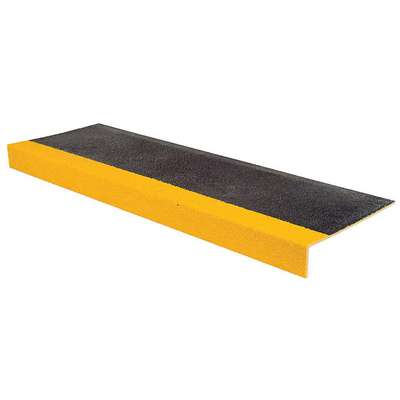 Stair Tread,Yellow/Black,36in W
