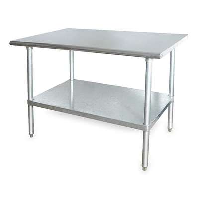 Fixed Work Table,SS,72" W,30" D