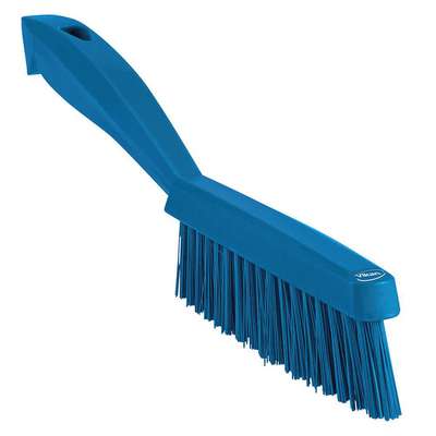 940899 Vikan Stiff Bristle, Narrow Head Scrub Brush, .8 x 11 inch, Blue