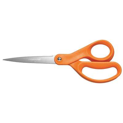 Scissors,8 In L,Orange,
