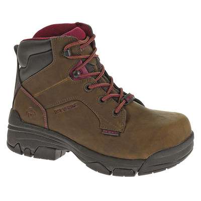 6" Work Boot,9-1/2,M,Brown,