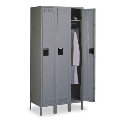 Wardrobe Locker,Lvrd,3 Wide, 1